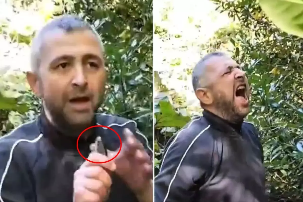 arkadasinin israriyla canli balik yutan adamin zor anlari EaCUjqRE