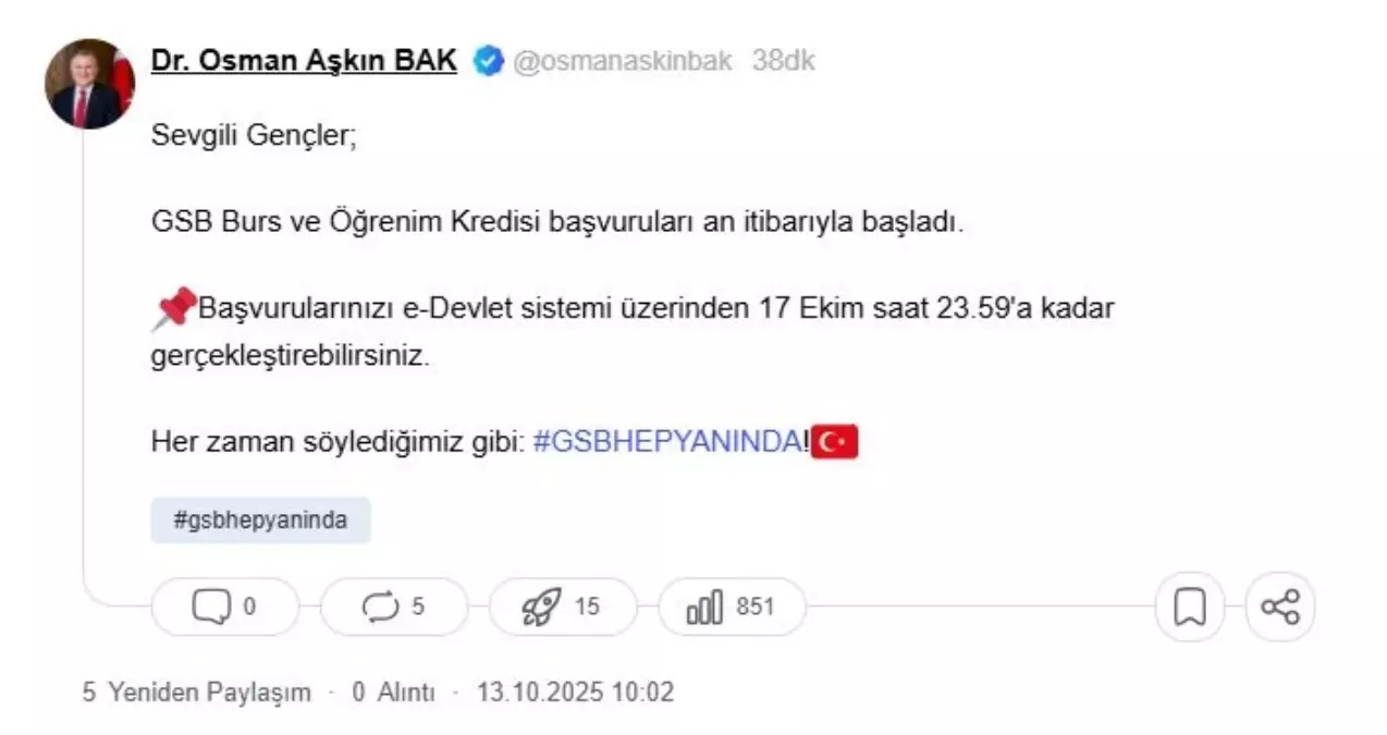 genclik ve spor bakanligi 2025 2026 egitim ogretim donemi burskredi basvurulari basladi LFx4O7s8.jpg