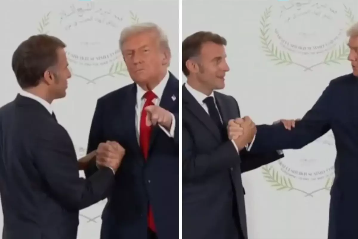 zirveye damga vuracak goruntuler trump ile macron bilek guresine tutustu QRYHGuAe.jpg