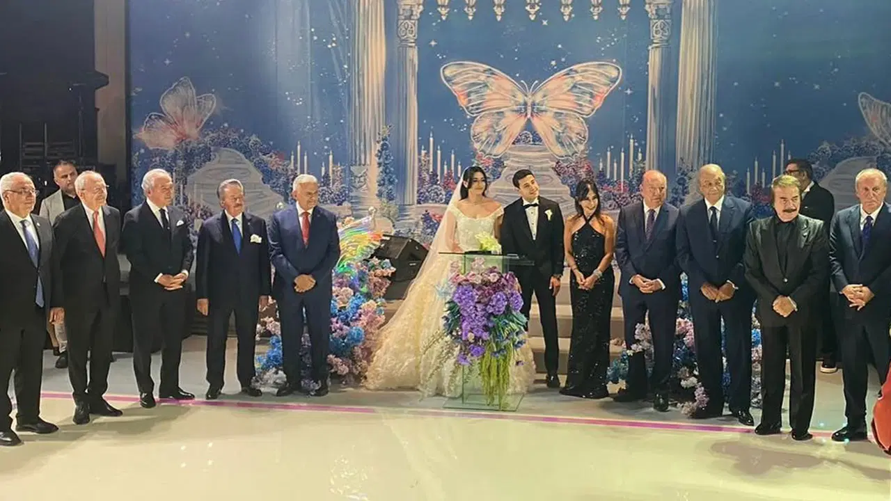 Kılıçdaroğlu, Yıldırım, Soylu, İnce… Çırağan Sarayı’ndaki düğün siyasetçileri bir araya getirdi