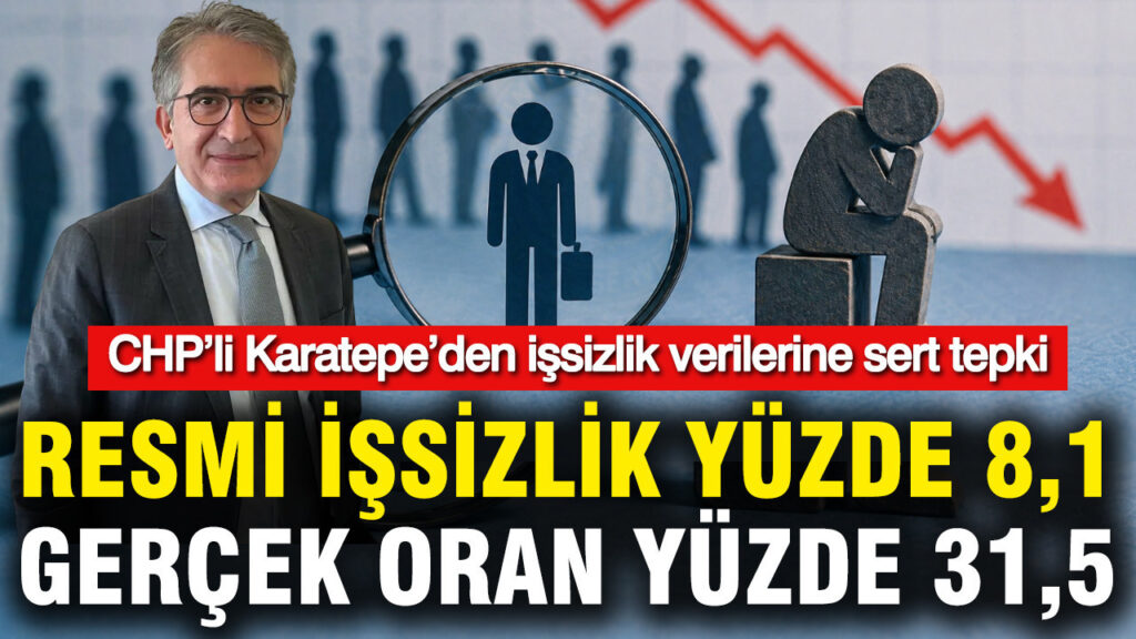 CHP’li Yalçın Karatepe, İşsizlik Oranlarına Sert Çıktı: Resmi Rakamlar Gerçekleri Yansıtmıyor