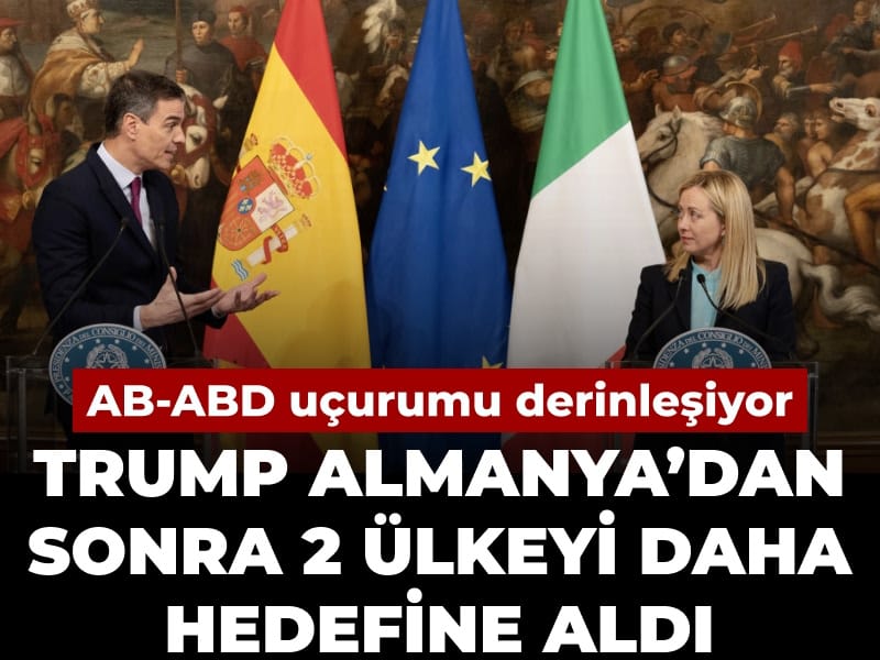 Trump, Avrupa’daki Askeri Stratejisini Yeniden Gözden Geçiriyor: Almanya’nın Ardından İspanya ve İtalya’ya da Göz Dikti